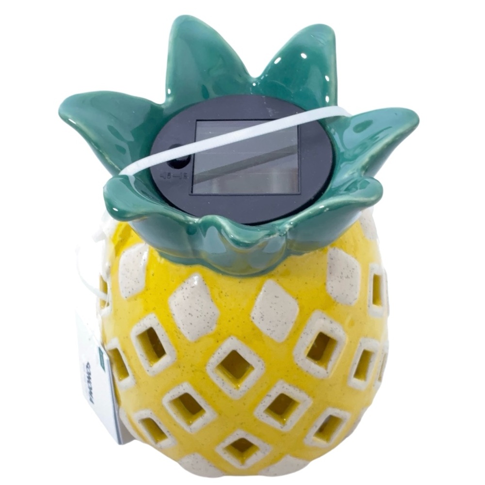 Sonoma Goods For Life Pineapple Solar Led Lantern Light - Picture 2 of 2
